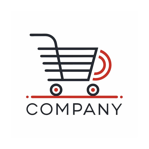 Diseño de logotipo hermoso y único para empresas de comercio electrónico y minorista