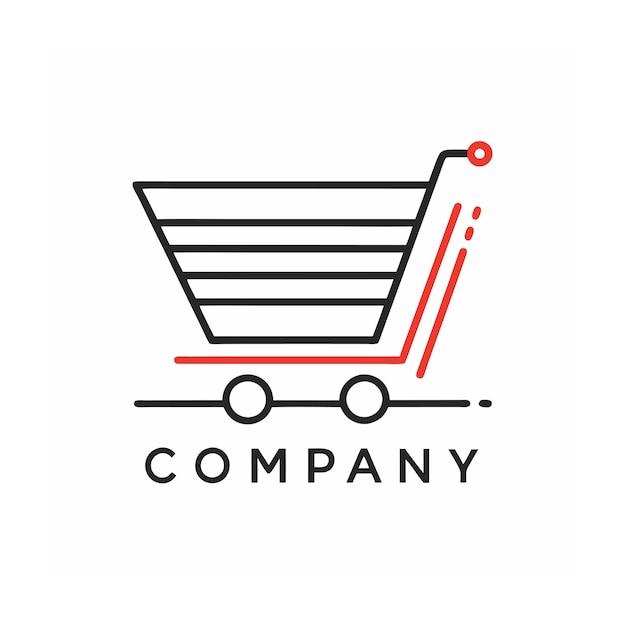 Diseño de logotipo hermoso y único para empresas de comercio electrónico y minorista