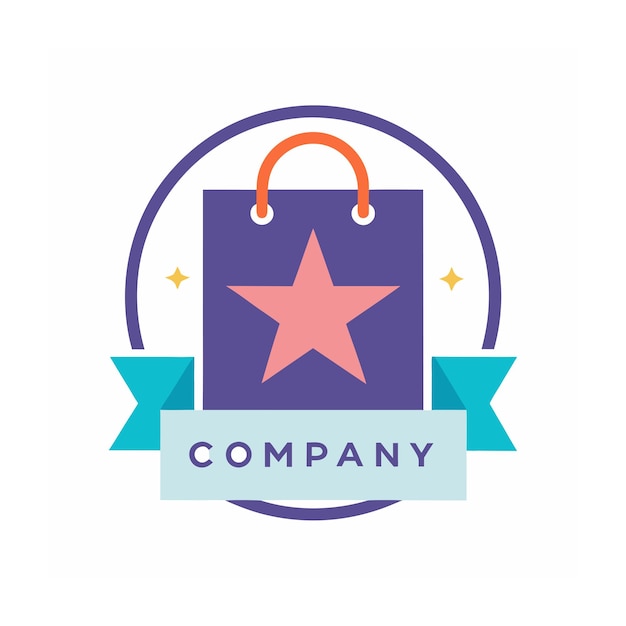 Diseño de logotipo hermoso y único para empresas de comercio electrónico y minorista