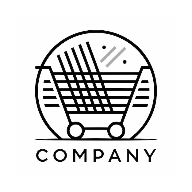 Diseño de logotipo hermoso y único para empresas de comercio electrónico y minorista
