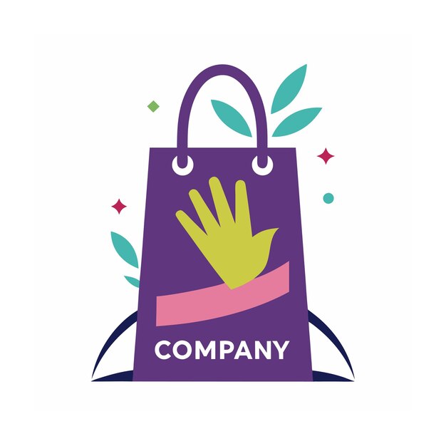 Diseño de logotipo hermoso y único para empresas de comercio electrónico y minorista