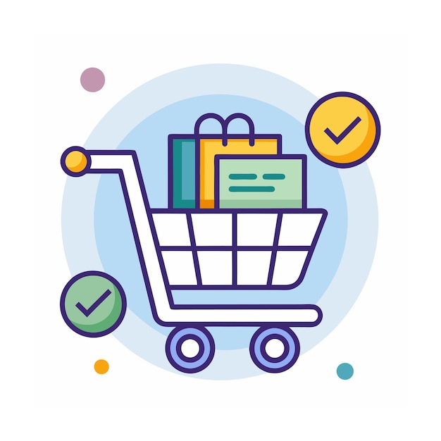 Diseño de logotipo hermoso y único para empresas de comercio electrónico y minorista