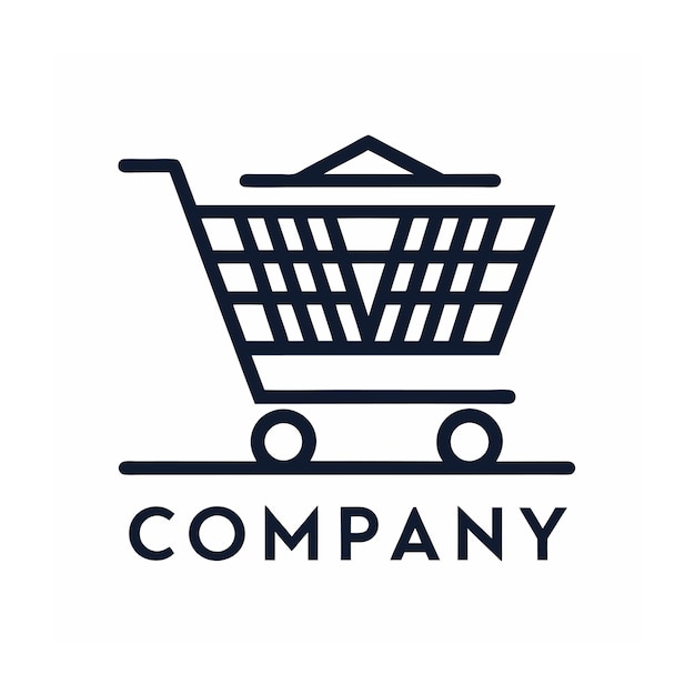 Diseño de logotipo hermoso y único para empresas de comercio electrónico y minorista