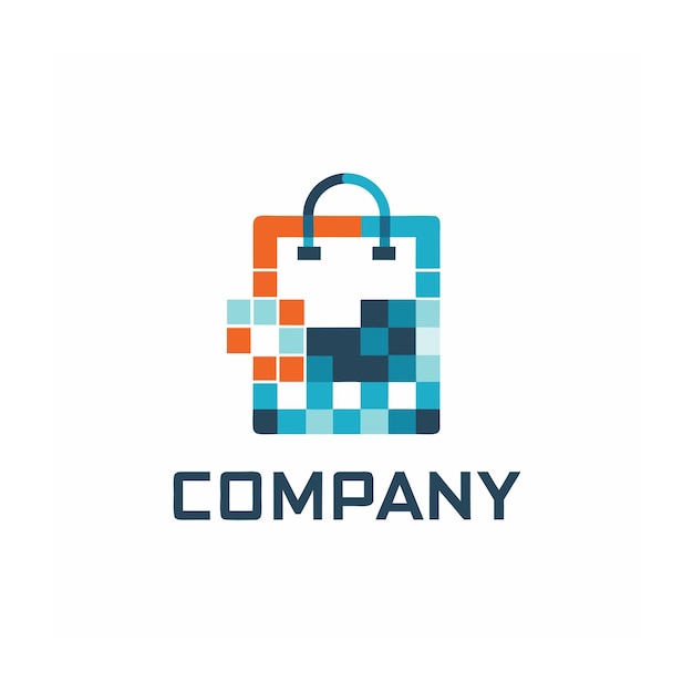 Diseño de logotipo hermoso y único para empresas de comercio electrónico y minorista
