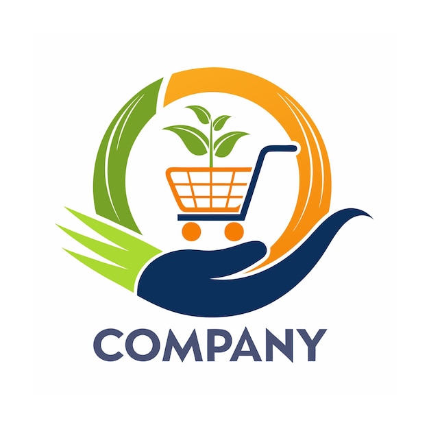 Diseño de logotipo hermoso y único para empresas de comercio electrónico y minorista