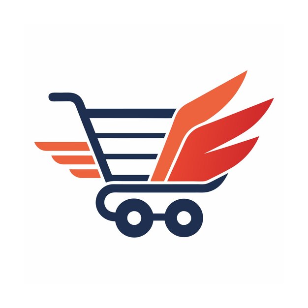 Diseño de logotipo hermoso y único para empresas de comercio electrónico y minorista