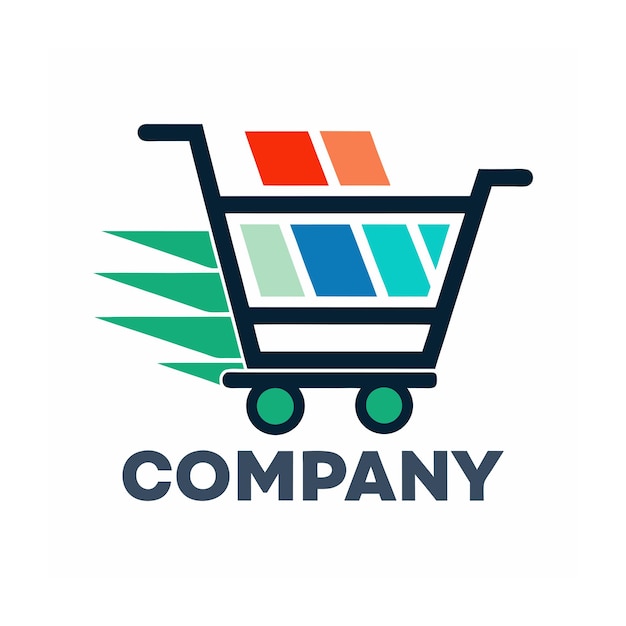 Diseño de logotipo hermoso y único para empresas de comercio electrónico y minorista