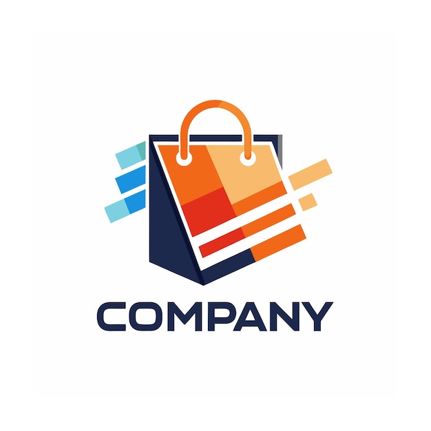 Diseño de logotipo hermoso y único para empresas de comercio electrónico y minorista