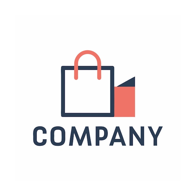 Diseño de logotipo hermoso y único para empresas de comercio electrónico y minorista