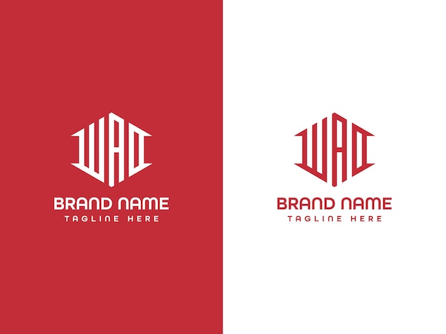 Diseño de logotipo hexagonal moderno para la identidad de la marca