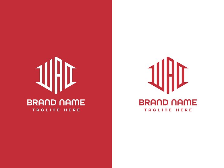 Diseño de logotipo hexagonal moderno para la identidad de la marca