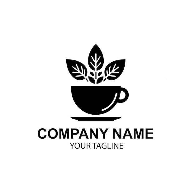 diseño de logotipo de hierbas vectoriales