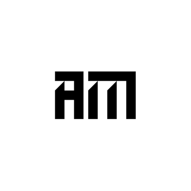 El diseño del logotipo HM monograma letra texto nombre símbolo monocromo logotipo carácter alfabeto logotipo simple