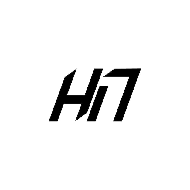 Diseño del logotipo HN monograma letra texto nombre símbolo monocromático logotipo alfabeto carácter logotipo simple