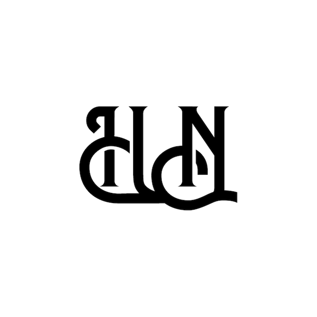 Diseño del logotipo HN monograma letra texto nombre símbolo monocromático logotipo alfabeto carácter logotipo simple