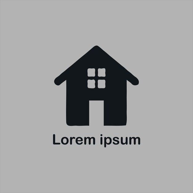 un diseño de logotipo para el hogar