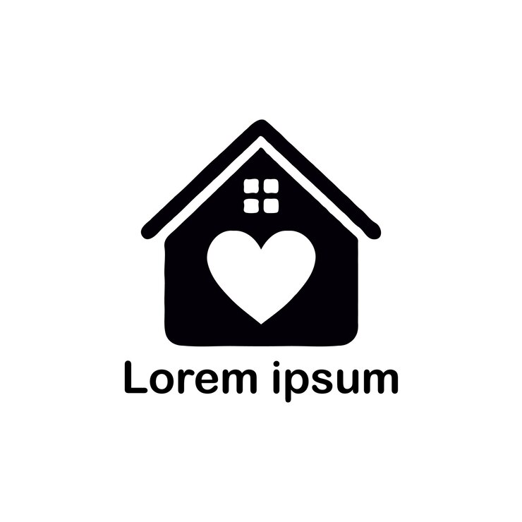 un diseño de logotipo para el hogar