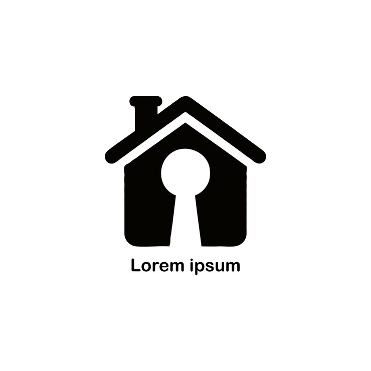 un diseño de logotipo para el hogar