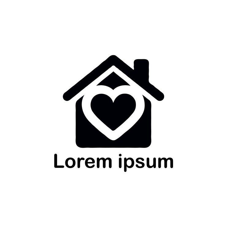 un diseño de logotipo para el hogar