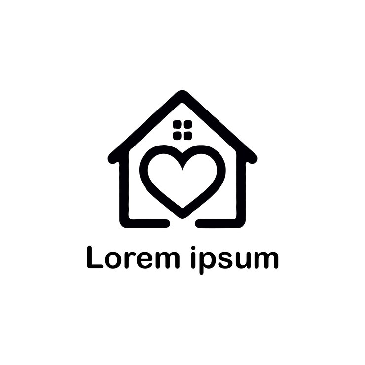 un diseño de logotipo para el hogar
