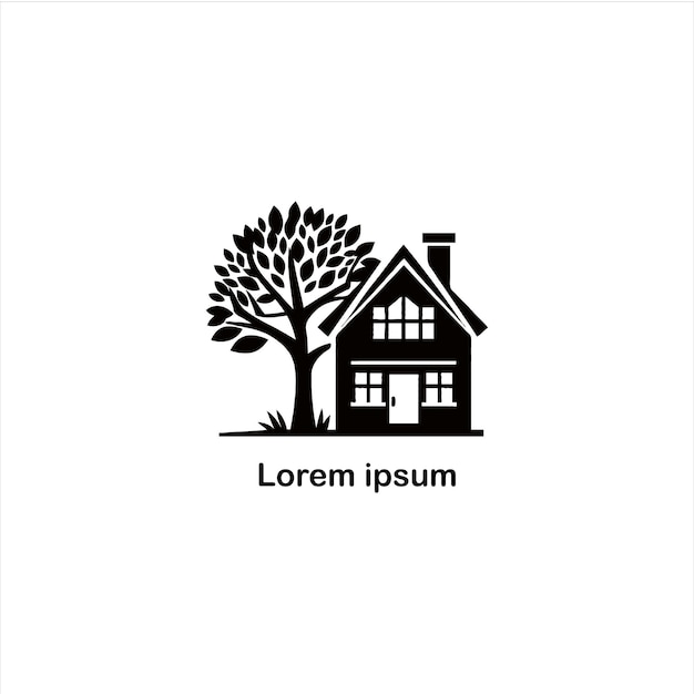 un diseño de logotipo para el hogar