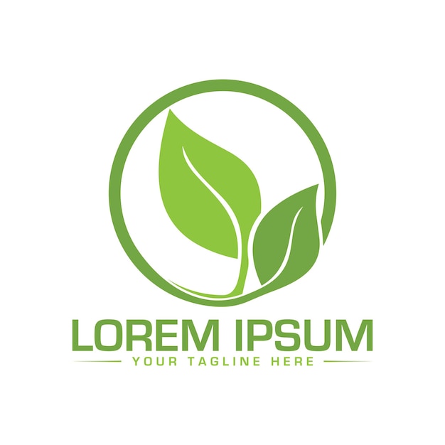 Diseño de logotipo de hoja Abstracto Diseño de Logotipo de hoja Único y profesional