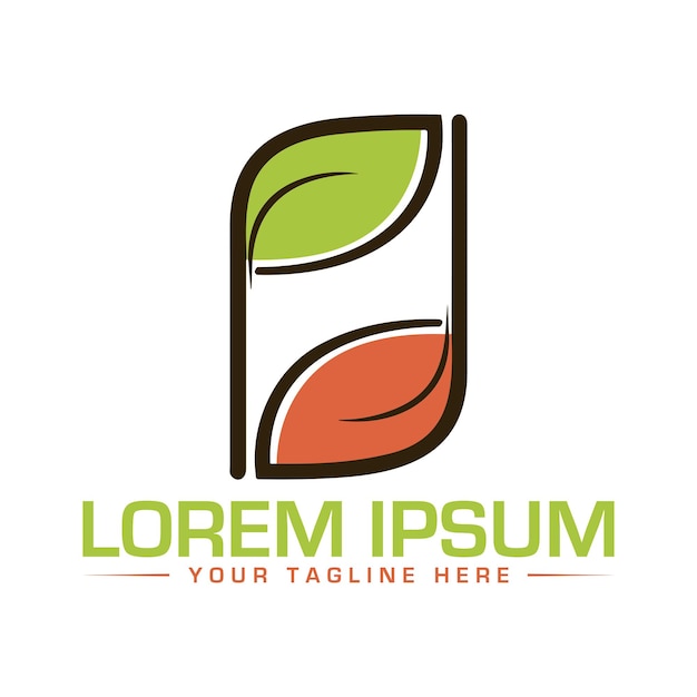 Diseño de logotipo de hoja Abstracto Diseño de Logotipo de hoja Único y profesional
