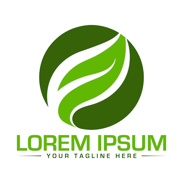Diseño de logotipo de hoja Abstracto Diseño de Logotipo de hoja Único y profesional