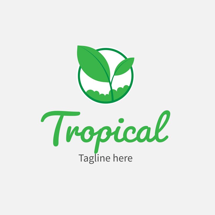 Diseño de logotipo de hoja Vector premium