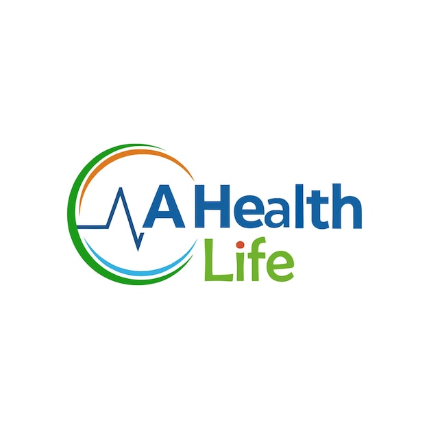 diseño de logotipo de hoja verde vectorial y de salud