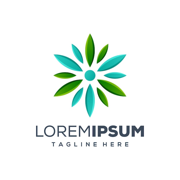 Diseño de logotipo de hoja