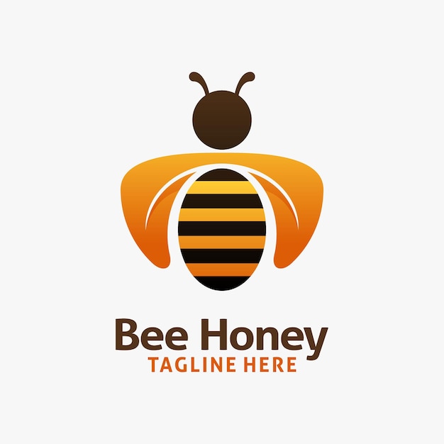 Diseño de logotipo de honey bee