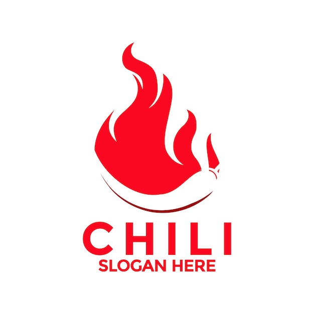 Diseño de logotipo de Hot Chili vector de concepto Diseño de logotipo de Spicy Pepper plantilla
