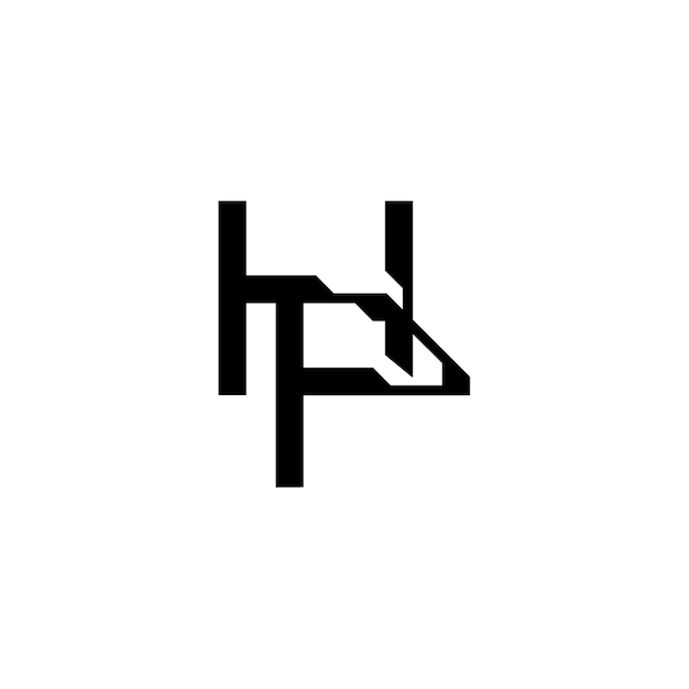 Diseño del logotipo de HP monograma letra nombre de texto símbolo monocromático logotipo carácter alfabético logotipo simple