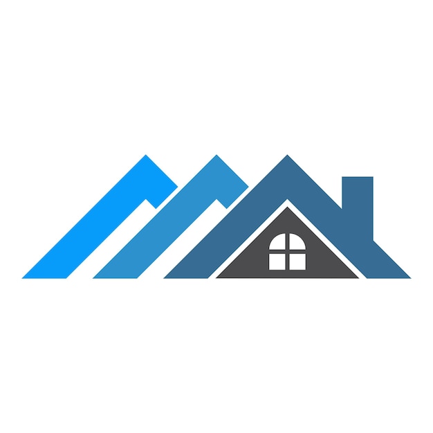 Diseño del logotipo del icono de construcción