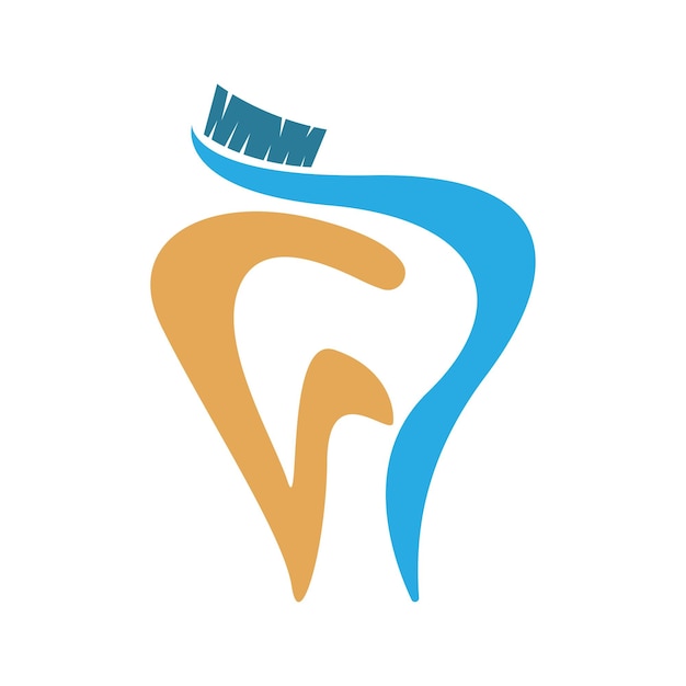 Diseño de logotipo de icono dental