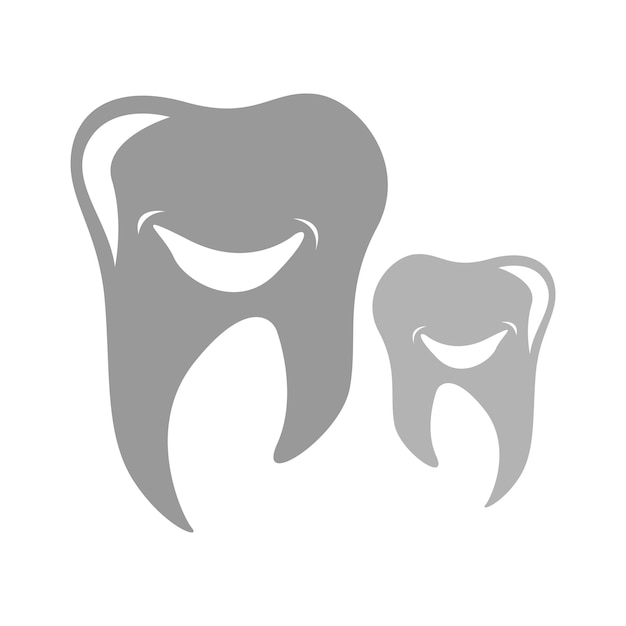 Diseño de logotipo de icono dental