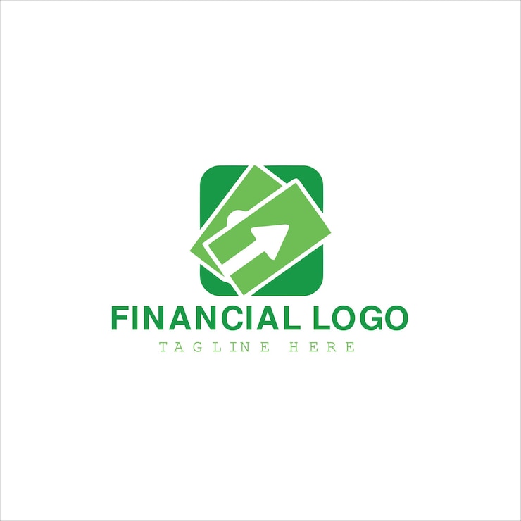 Vector diseño del logotipo del icono de la flecha para la inversión en finanzas de datos, construcción e inversión.
