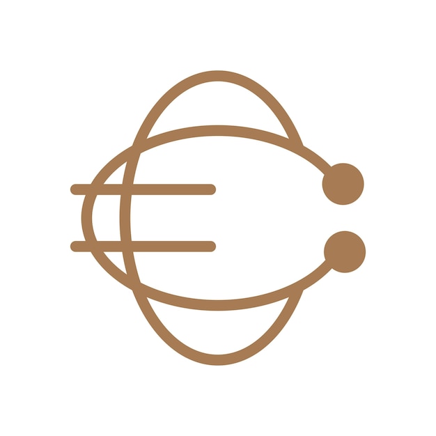 Diseño de logotipo de icono de letra C