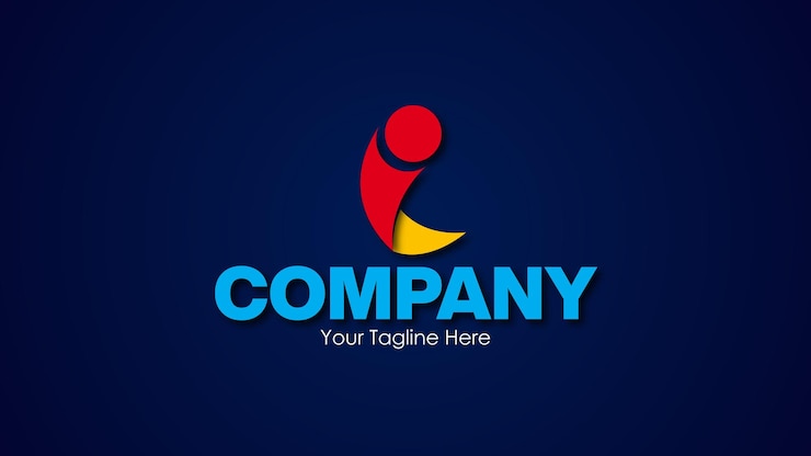 Diseño de logotipo de icono de letra de diseño plano