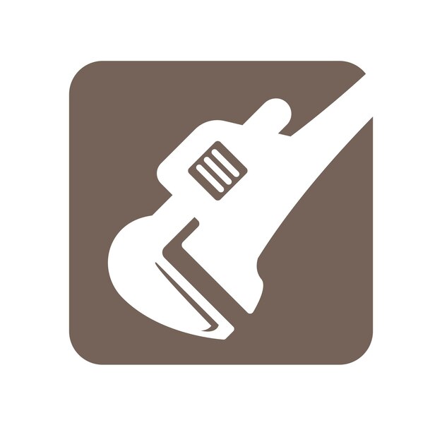 Diseño del logotipo del icono de la llave
