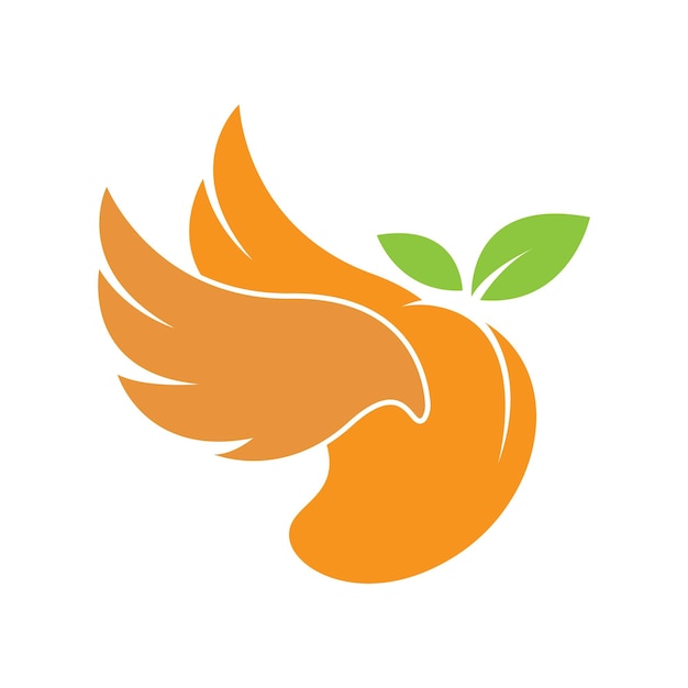 Diseño de logotipo de icono de mango