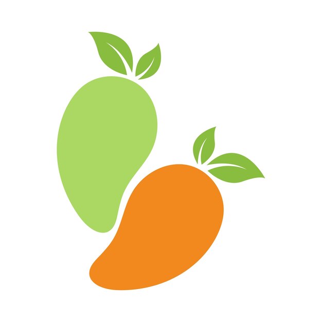 Diseño de logotipo de icono de mango