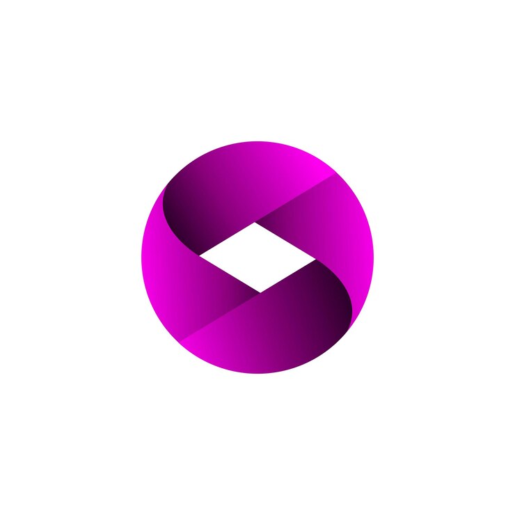 Diseño de logotipo de icono de marca de letra O