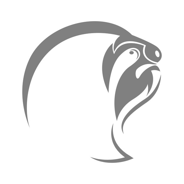 Diseño de logotipo de icono de pereza