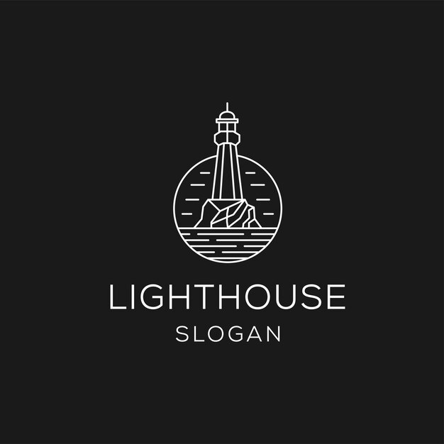 diseño de logotipo de icono plano de vector de logotipo de casa de luz