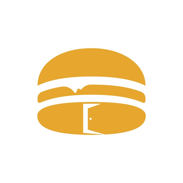 Diseño del logotipo del icono de la puerta de entrada y de la puerta de entrada