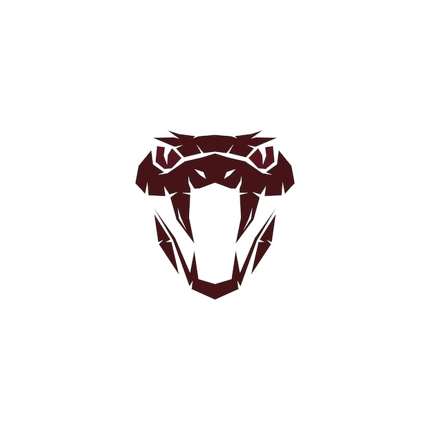 Diseño de logotipo de icono de serpiente