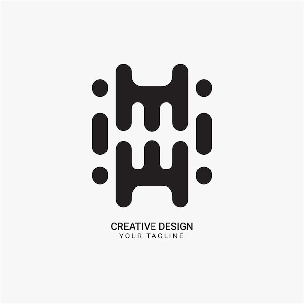 Diseño de logotipo de icono de símbolo vectorial abstracto creativo