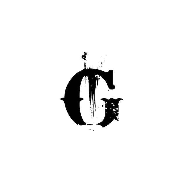 El diseño del logotipo del icono del símbolo vectorial del arte de la línea alfabética